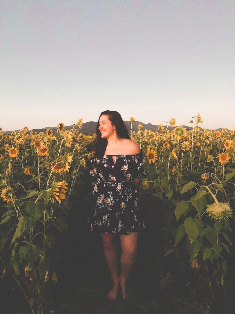 If you’re wanting to go on a spontaneous adventure, you need to visit a sunflower field asap. You’ve seen the pictures on Instagram, with beautiful sunsets and golden lights. Sunflower fields are always worth a visit when the sunflowers are in bloom and here are 5 reasons why you should visit one asap. #Travel #adventure #sunflowerfield #Sunflowers #spontaneousadventures