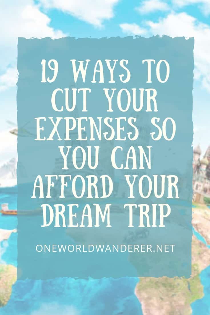 How to save money and cut your daily expenses so you can afford your dream trip. I'll show you the little changes you can make to help you to save money for your travels, without depriving yourself! Budgetting tips, how to make extra income tips and tricks, and money making advice. #budget #travelmore #savemoney #savemoneyfortravel