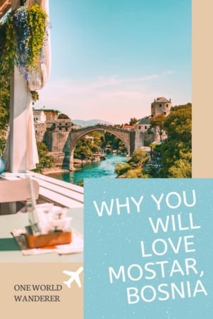 All you need is one day to be welcomed by the locals and discover the historic charm of Mostar. Here's why you should visit Mostar, Bosnia and Herzegovina. | #mostar #bosniaandherzegovina #balkantour #balkans