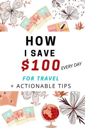 How to save money and cut your daily expenses so you can afford your dream trip. I'll show you the little changes you can make to help you to save money for your travels, without depriving yourself! Budgetting tips, how to make extra income tips and tricks, and money making advice. #budget #travelmore #savemoney #savemoneyfortravel