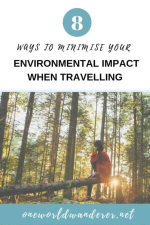 Travel can take a toll on the environment, but there are great eco-friendly alternatives to help reduce your impact. Keep reading to find the 8 sustainable travel hacks I use to protect the environment #zerowaste #plasticfree #sustainableliving #sustainabletravel