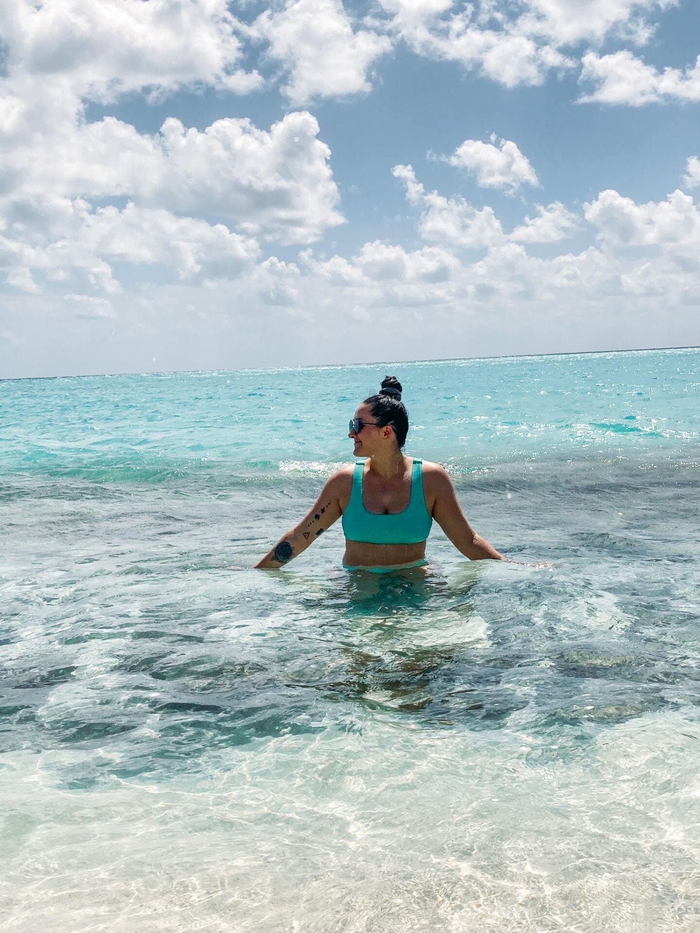 Swimming on Heron Island