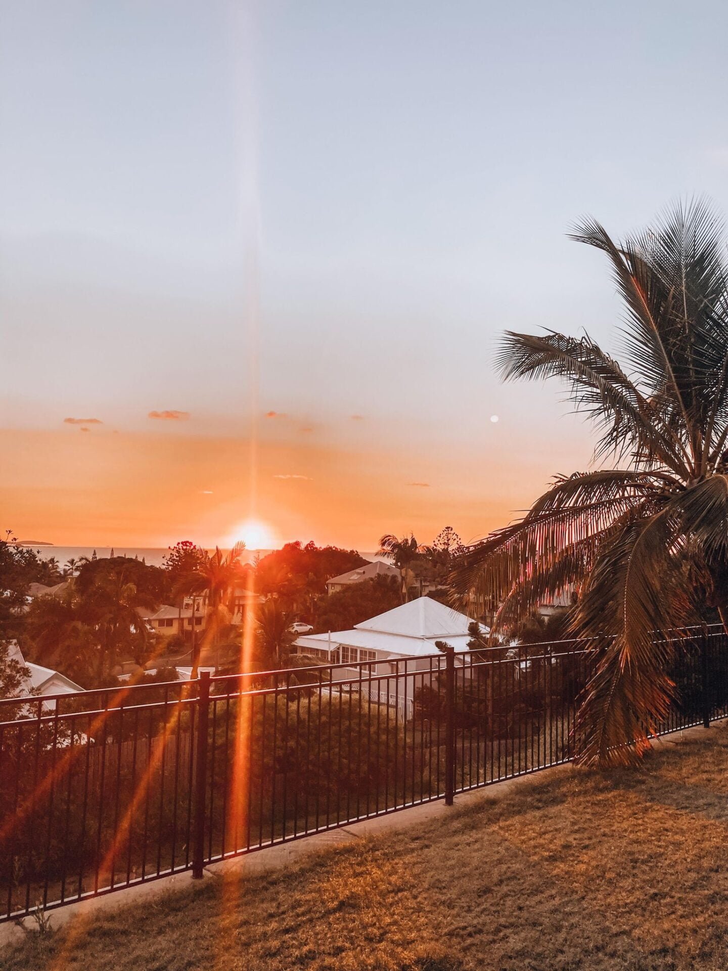 Van at sunset in Yeppoon