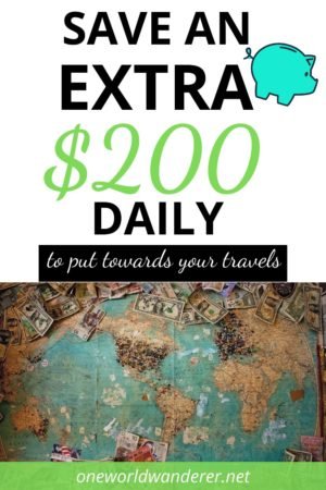 How to save money and cut your daily expenses so you can afford your dream trip. I'll show you the little changes you can make to help you to save money for your travels, without depriving yourself! Budgetting tips, how to make extra income tips and tricks, and money making advice. #budget #travelmore #savemoney #savemoneyfortravel