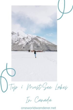 Canada boasts some of the best scenery in the world. When it comes to lakes with stunning mountainous backdrops, the Canadian Rockies are the most beautiful. Here are the top must-see lakes in Canada that I fell in love with when I went adventuring around Banff and Lake Louise.