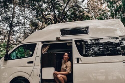 Cape Hillsborough campgrounds in North Queensland while on my vanlife trip around Australia as a solo female traveller