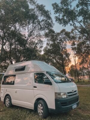 Cape Hillsborough campgrounds in North Queensland while on my vanlife trip around Australia as a solo female traveller